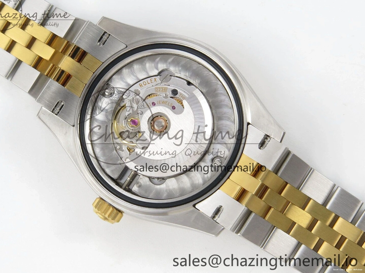 Good Copy Rolex Watches YG Diamonds Steel Bracelet 31 Jubilee THBF YG DateJust 1:1 Dial Edition Bezel SS 278383RBR 904L HZ Vibrant on Best 46 Diamonds Cal. 1220
